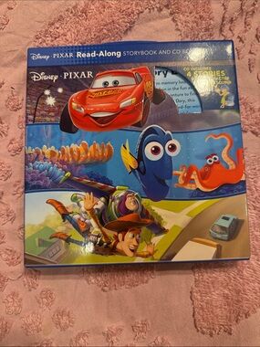 Disney Pixar Read-Along Storybook & CD — Blue, Red, Orange